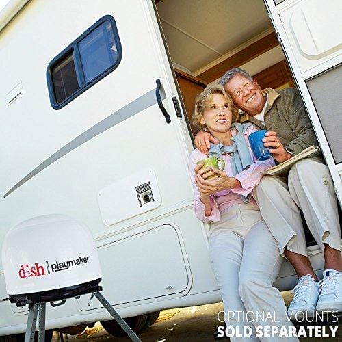 Winegard PL7000R Dish Playmaker Portable Antenna with Wally HD Satellite Receiver Bundle