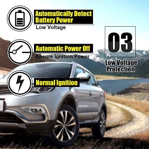 COSTWAY 54 Quart Portable Refrigerator/Freezer Compact Vehicle Car Mini Fridge Electric Cooler for Truck Party, Travel, Picnic Outdoor, Camping（-4°F to 50°F）(Black and Grey)