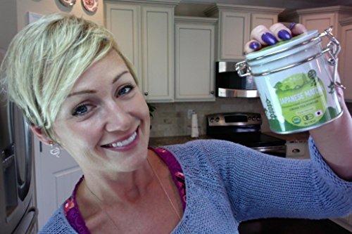 Premium Japanese Matcha Green Tea Powder - 1st Harvest Ceremonial HIGHEST Grade - USDA & JAS Organic - From Japan 30g Tin [1.06oz] - Perfect for Starbucks Latte, Shake, Smoothies & Baking