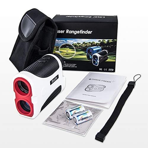Bozily Golf Rangefinder, 6X Laser Range Finder 900 Yards, Flag-Lock, Slope Tech, 4 Scan Mode, Linear & Vertical Distance, Angle & Speed Measurement, Fog Resistant - Tournament Legal Golf Rangefinder