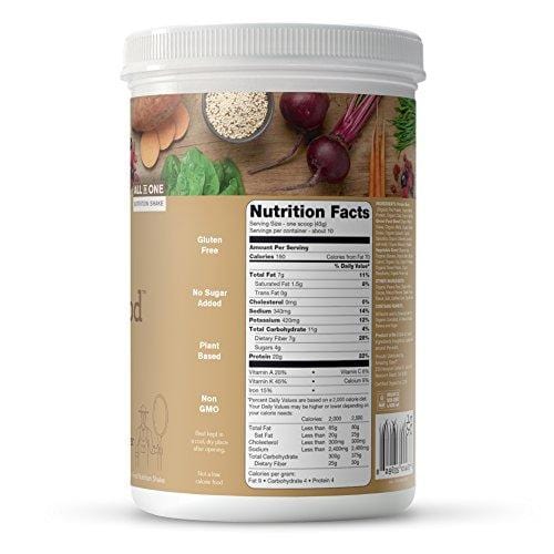 Amazing Grass Organic Plant Based Vegan Protein Superfood Powder with Vitamin Matrix, Flavor: Chocolate Peanut Butter, 10 Servings, 15.1oz, Meal Replacement Shake