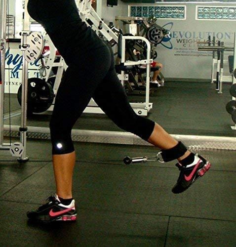 Fitteroy Ankle Straps for Cable Machine and Resistance Exercises (Pair) Strengthens and Tones Glutes and Hamstrings