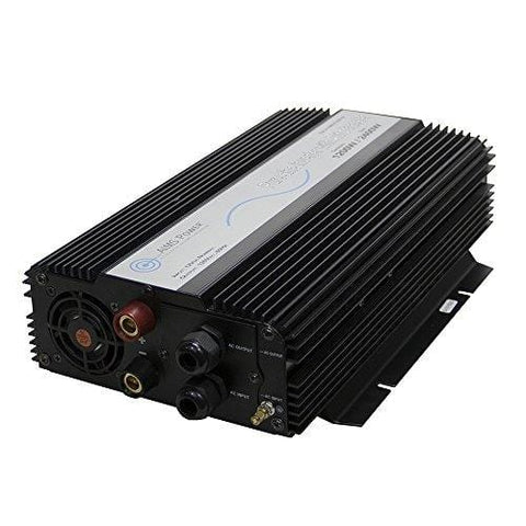 AIMS Power PWRIX120012S 1200 Watt Pure Sine Inverter, Built In Transfer Switch, 10 Amp Transfer, Fans Constant, Pure Sine Output