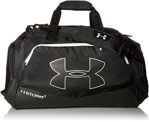 Under Armour Undeniable Duffle 2.0 Gym Bag, Black /White, Medium