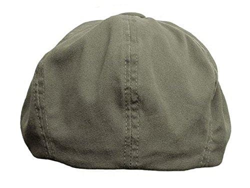 Rooster Washed Cotton Newsboy Gatsby Ivy Cap Golf Cabbie Driving Hat (X-Large, Khaki)