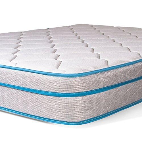 Dreamfoam Bedding Doze 11" Plush Pillow Top Mattress, Short Queen- Made in the USA