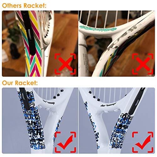 Fostoy Junior Tennis Racket, Tennis Racquet Kids Racket with Storage Bag Perfect for Boys&Girls Sports Training 21.6 inch (Blue)