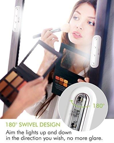 OxyLED Tap Closet Lights, One Touch Light, Stick-on Anywhere 4-Led Touch Tap Light, Cordless Touch Sensor LED Night Light, Battery Operated Stair Safe Lights, 180° Rotation, 3 Pack