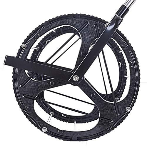 XGao Tennis Golf Ball Picker Baseball Collector Pick Up Over 55 Balls 2-in-1 Ball Hopper Retriever Unique Mower Collector Box Trainer with Lockable Lid Durable Convenient Heavy Duty (Black)