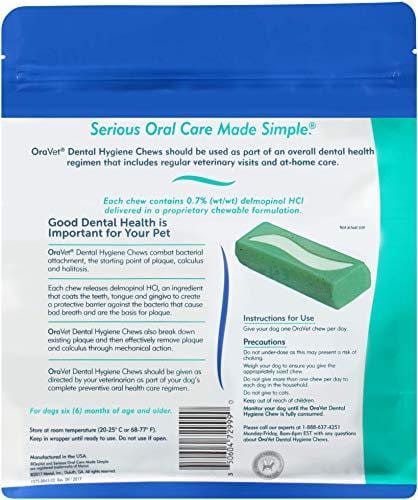 Merial Oravet Dental Hygiene Chew For Dogs (10-24 Lbs), Dental Treats For Dogs, 30 Count
