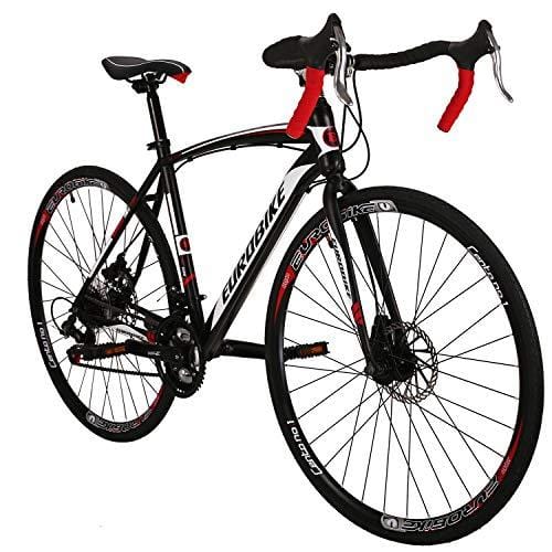 Eurobike Road Bike 700C Wheels 21 Speed Disc Brake Bicycle 49cm Cycling