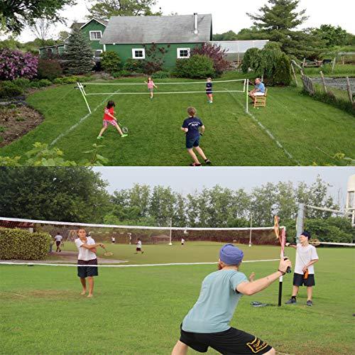 DOURR Badminton Tournament Net with Rope Cable (20 FT x 2.5 FT)