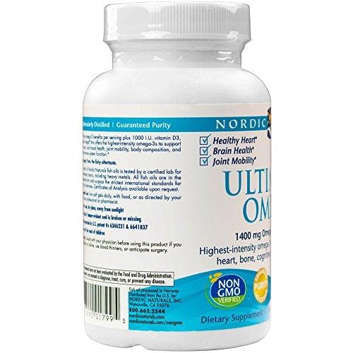 Nordic Naturals - Ultimate Omega Xtra, Support for a Healthy Heart, 60 Soft Gels (FFP)