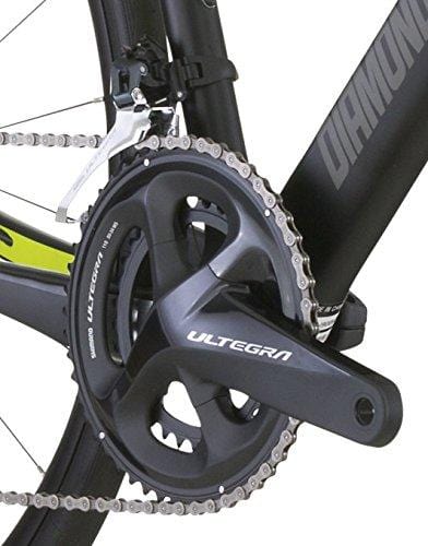 Diamondback Bicycles Century 6 Carbon Endurance Road Bike, 54cm/Medium, Black