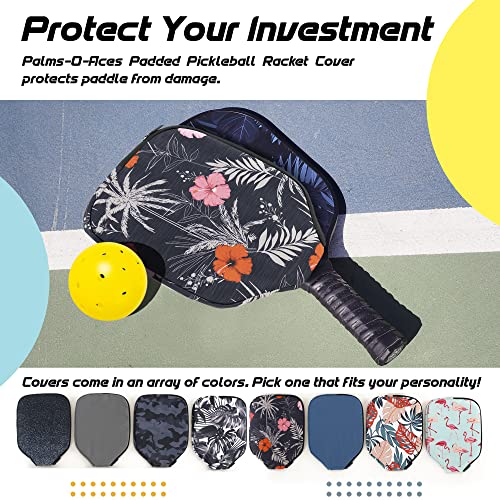 Palms-O-Aces Pickleball Paddle Cover (Milkyway)
