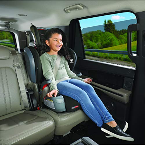 Britax Grow with You ClickTight Plus Harness-2-Booster Car Seat - 3 Layer Impact Protection - 25 to 120 Pounds, Jet Safewash Fabric [Newer Version of Pinnacle]