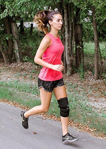 Knee Support Sleeve Wrap By Simple Health, Adjustable Compression Brace for Magnetic Pain Relief with Neoprene Copper