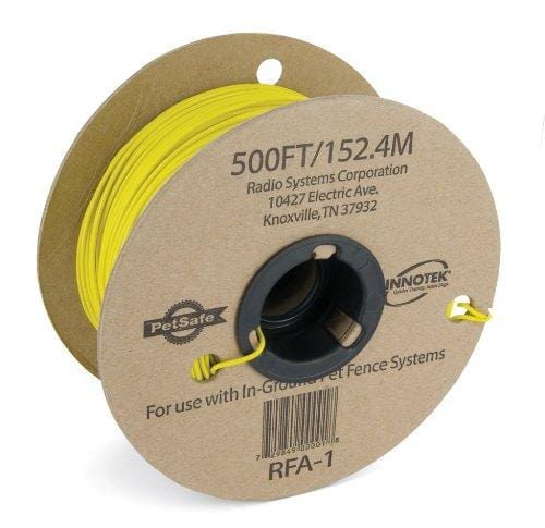 PetSafe Boundary Wire, 500 foot Spool of Solid Core 20-Gauge Copper Wire, In-Ground Pet Fence Wire, Colors May Vary