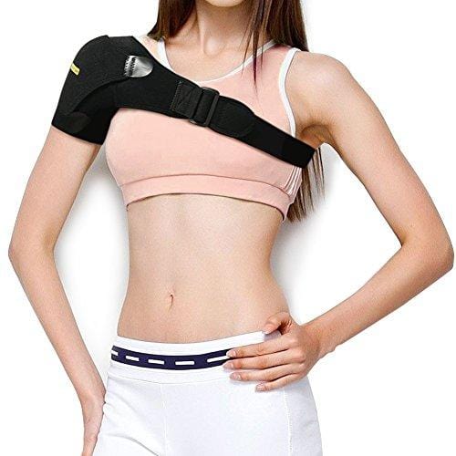 Babo Care Shoulder Stability Brace with Pressure Pad Light and Breathable Neoprene Shoulder Support for Rotator Cuff, Dislocated AC Joint, Labrum Tear, Shoulder Pain, Shoulder Compression Sleeve