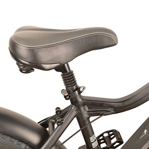 DJ Fat Bike 750W 48V 13Ah Power Electric Bicycle, UL 2849, Matte Black, LED Bike Light, Suspension Fork and Shimano Gear, - Ultra Pickleball