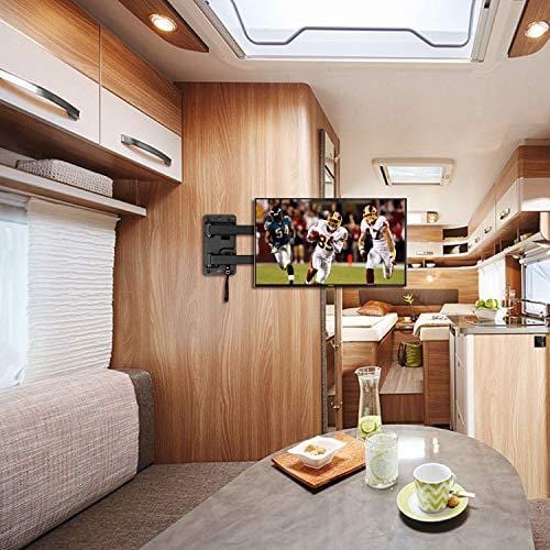 Mounting Dream Lockable RV TV Mount for 17-39" Flat Screen TV, RV Mount on Camper Motor Home Marine Boat Truck, Full Motion Unique One Step Lock Design RV TV Wall Mount, 200mm VESA 44 LBS MD2210