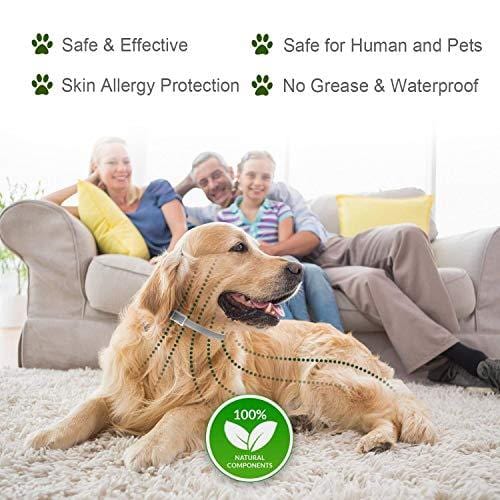 Fedciory Flea and Tick Prevention Collar for Dogs Up to 8 Months Protection Hypoallergenic and Waterproof Flea & Tick Control Adjustable Size Fits All Large Medium and Small Dog