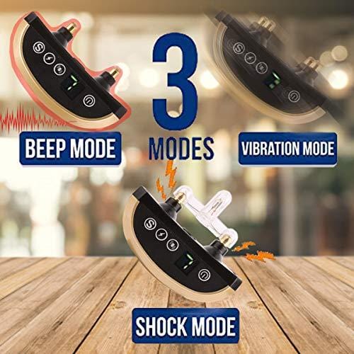 lushujun Dog Bark Collar, Rechargeable Stop Barking Collar with 7 Adjustable Sensitivity and Intensity Levels, Rainproof Bark Collar for Small Large Medium Dogs (6.5 to 24-inch Neck Size)