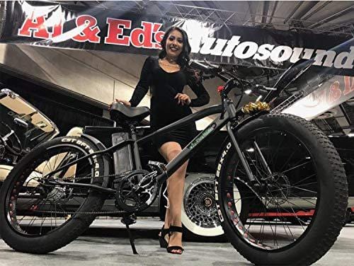 NAKTO 26" City Fat Tire Adult Electric Bicycles and 300W Assisted Bicycle for Men Woman with Removable 36V 10A Large Capacity Lithium Battery and Charger