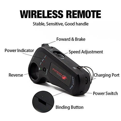 PHOENIX RYDERS Electric Skateboard Top Speed 25 MPH, Max Range 18.6 Miles, Dual Motors Electric Longboard with Remote Controller