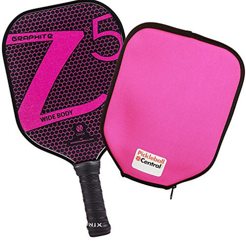 Onix Z5 Graphite Pickleball Paddle and Paddle Cover (Pink)
