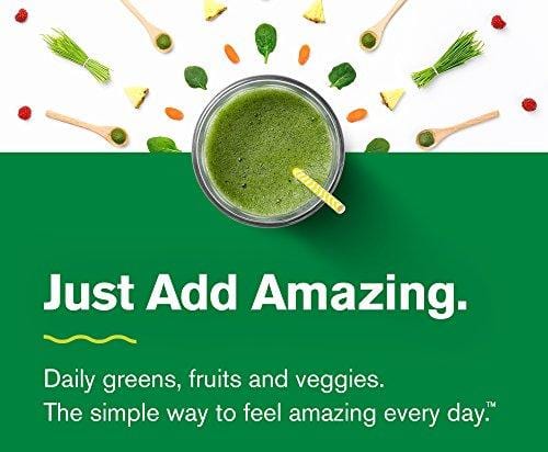 Amazing Grass, Organic Vegan Kids Superfood Powder with 30+ fruits & Super Greens, Flavor: Outrageous Chocolate, 30 Servings