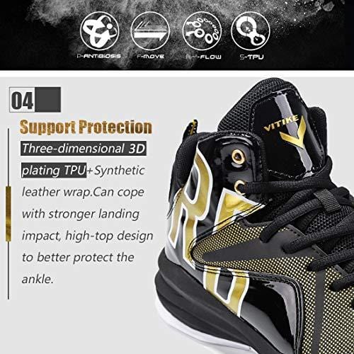 Mens Basketball Shoes Equality Signature Comfortable Sneakers for Boys Breathable Girls Basketball Shoes Non-slip High Top Shoes for Boys Cushion Boys Basketball Shoes Tennis Shoes Size 10 Black