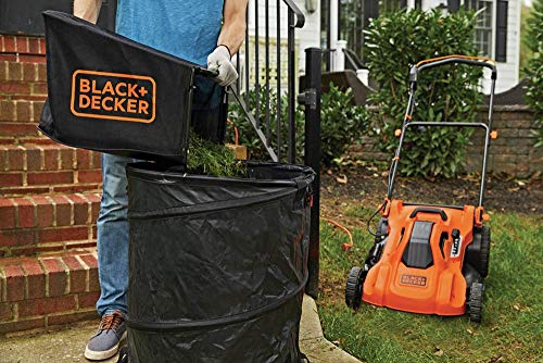 BLACK+DECKER Lawn Mower, Corded, 13 Amp, 20-Inch (BEMW213),Orange