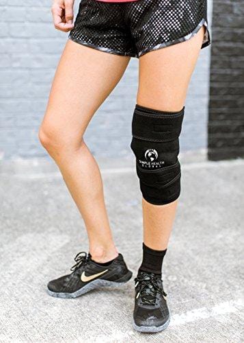 Knee Support Sleeve Wrap By Simple Health, Adjustable Compression Brace for Magnetic Pain Relief with Neoprene Copper