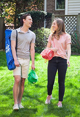 HIT MIT Adjustable Height Portable Badminton Net Set - Competition Multi Sport Indoor or Outdoor Net for Playing Pickleball, Kids Volleyball, Soccer Tennis, Lawn Tennis - Easy and Fast Assembly