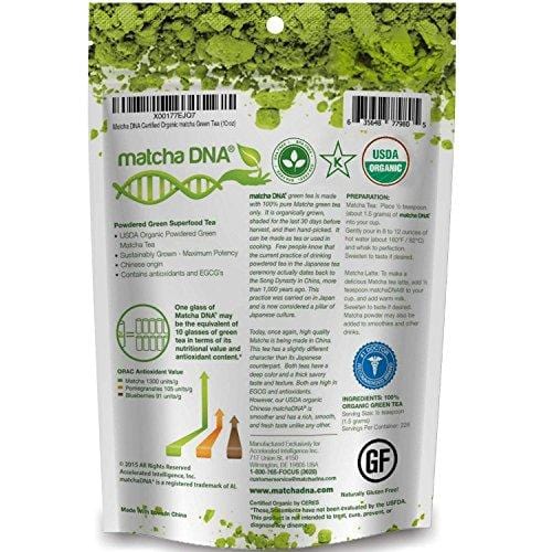 Matcha DNA Certified Organic Matcha Green Tea (12 Ounce)