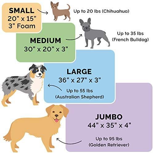 FurHaven Pet Dog Bed | Orthopedic Faux Fur & Velvet Sofa-Style Couch Pet Bed for Dogs & Cats, Smoke Gray, Jumbo