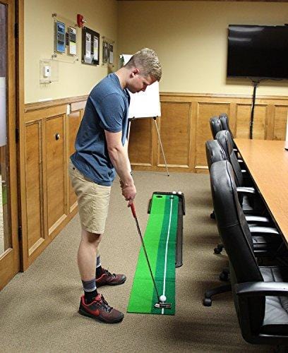 Get Out! | Putting Green Golf Mat with Putting Mat, Return, and Golf Balls – Outdoor & Indoor Putting Green Putting Aid [product _type] Get Out! - Ultra Pickleball - The Pickleball Paddle MegaStore