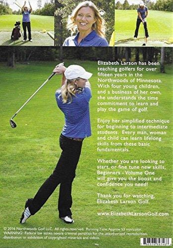 Elizabeth Larson Beginning Golf Instruction Video DVD