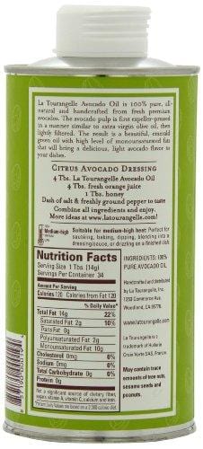 La Tourangelle Avocado Oil, 16.9-Ounce Tins (Pack of 2)
