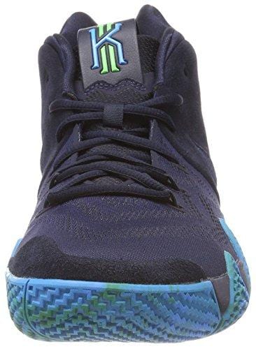 Nike Men's Kyrie 4 Basketball sneaker ( Dark Obsidian/Black, Size 10.5 M US)
