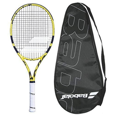 Babolat 2019 Aero 26 Junior Tennis Racquet - Strung with Cover
