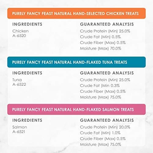Purina Fancy Feast Purely Natural Cat Treats Variety Pack - (5) 10 ct. Pouches