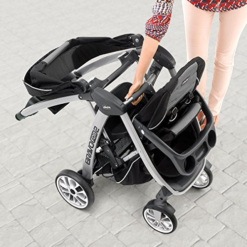 Chicco BravoFor2 Standing/Sitting Double Stroller, Iron