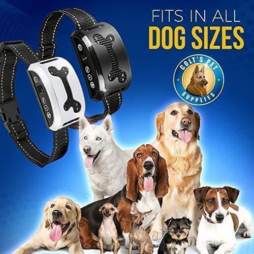 Bark Collar 2 Pack [Upgraded] | Anti-Barking Collar | Smart Chip | Beeps/Vibration/Shock Mode | For Small Medium and Large Dogs All Breeds Over 6 Lbs