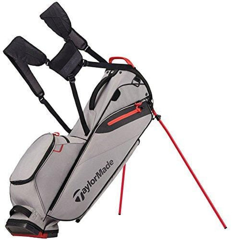 TaylorMade FlexTech Lite Golf Bag Gray/Red