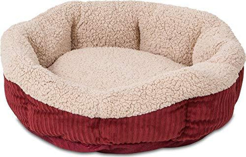 Aspen Pet Self-Warming Corduroy Pet Bed Several Shapes Assorted Colors
