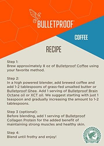 Bulletproof Original 12oz Ground Coffee & 16oz Brain Octane MCT Oil Bundle kit - Perfect for Keto and Paleo Diet, 100% Non-GMO Gourmet Organic Beans, Responsibly Sourced Premium C8 Oil (Ground)