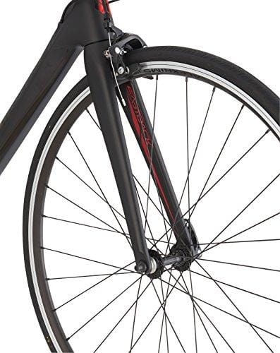 Schwinn Fastback Carbon Performance Road Bike for Advanced to Expert Riders, Featuring 54cm/Large Lightweight Carbon Fiber Frame and Shimano 105 22-Speed Drivetrain with 700c Wheels, Matte Black