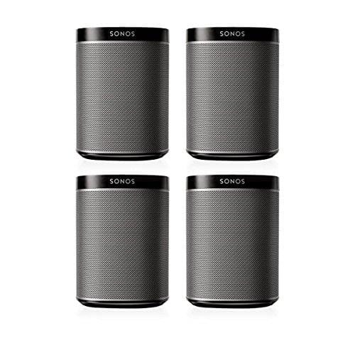 Sonos PLAY:1 Multi-Room Digital Music System Bundle (4 - PLAY:1 Speakers) - Black